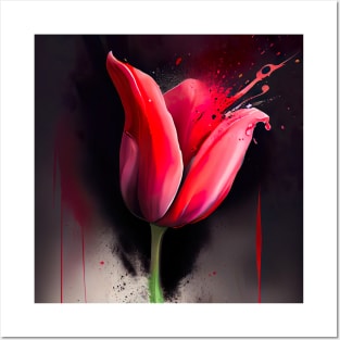 Tulip artwork Posters and Art